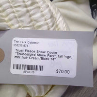 Fleece Show Cooler "Thunderbird Show Park", tail *vgc, mnr hair
