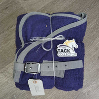 Hvy Terry Towel Cooler "Magic in the Air Champ" *vgc, clean, faded, hairy, older
