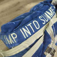 Hvy Velour Cooler "Jump Into Summer", tail *vgc, older, clean, hairy, shrunk?
