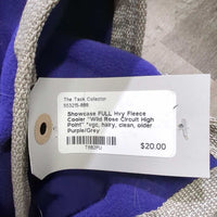FULL Hvy Fleece Cooler "Wild Rose Circuit High Point" *vgc, hairy, clean, older, 86"
