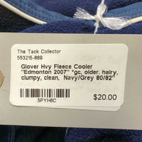 Hvy Fleece Cooler "Edmonton 2007" *gc, older. hairy, clumpy, clean
