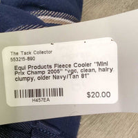 Fleece Cooler "Mini Prix Champ 2005", tail *vgc, clean, hairy, clumpy, older
