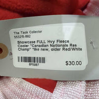 FULL Hvy Fleece Cooler "Canadian Nationals Res Champ" *like new, older, 87"
