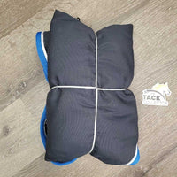 Cotton Stable Sheet/Show Cooler "RMSJ Champ", tail *xc/vgc, clean, mnr hair, rubs, pills
