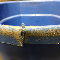 Flat Back Bucket, handle *vgc, sticker, chews, scuffs, dirt, sticky handle, bent/pulled
