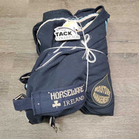 Cotton Stable Sheet, tail *gc, clean, mnr hair, faded, threads, pills, rubs