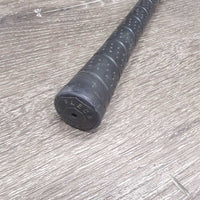 Hvy Thick Riding Crop - Whip, Rubber Handle *gc, v.bent, folded flapper
