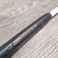 Hvy Thick Riding Crop - Whip, Rubber Handle *gc, v.bent, folded flapper
