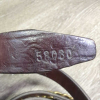 80" Leather Lead Shank, 30" Nose Chain *xc, mnr dents & scrapes
