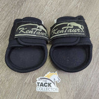Hind Boots, velcro *gc, clean, faded, hairy velcro, threads, scrapes, hair, rubs & pills

