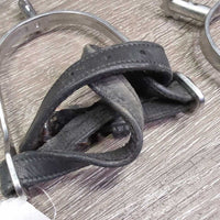 Pr Rowel Spurs, Dy'on Leather Spur Sstraps *vgc, clean, rubs, scratches
