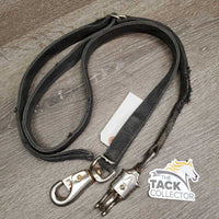 1 ONLY Adjustable Thick Nylon Cross Tie *fair, rubs, rust, snags, chewed, loose snaps
