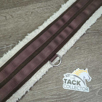 Nylon Web Fleece Girth, 2x els *fair, v.thin & holey edges, clean, clumpy, mnr hair, elastic: stretched, broken & frayed edges
