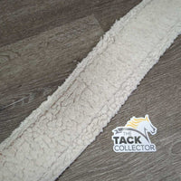 Nylon Web Fleece Girth, 2x els *fair, v.thin & holey edges, clean, clumpy, mnr hair, elastic: stretched, broken & frayed edges

