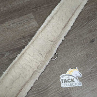 Nylon Web Fleece Girth, 2x els *fair, thin & holey edges, clean, clumpy, mnr hair, older, elastic: stretched, frayed edges

