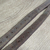 Soft Nylon Lined Stirrup Leathers *vgc/xc, clean, mnr dents & thread
