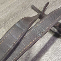 Soft Nylon Lined Stirrup Leathers *vgc/xc, clean, mnr dents & thread
