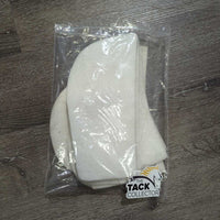 7 Felt Shims: 3 Front, 4 Back *vgc, marker, dirty, hair, stains, clumps
