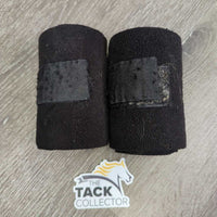 2 Thin Polo Wraps *gc/fair, clean, hairy, faded, snags, pills, edge frays
