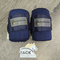 2 Stretchy Exercise Fleece & Elastic Leg Wraps *vgc, clean, hair, snags, pills
