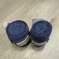2 Stretchy Exercise Fleece & Elastic Leg Wraps *vgc, clean, hair, snags, pills

