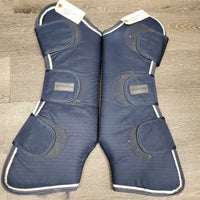 Tall Front & Hind Shipping Boots, Rambo Bag *vgc, clean, mnr edge frays, holey bag