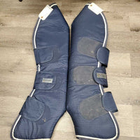 Tall Front & Hind Shipping Boots, Rambo Bag *vgc, clean, mnr edge frays, holey bag