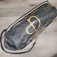 Tall Front & Hind Shipping Boots, Rambo Bag *vgc, clean, mnr edge frays, holey bag