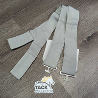2 Hvy Nylon Replacement Blanket Belly Straps, velcro ends *like new
