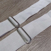 2 Hvy Nylon Replacement Blanket Belly Straps, velcro ends *like new
