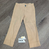TODDLER Hvy Cotton Breeches, Pull On *gc, mnr stains & faded, sm seam hole
