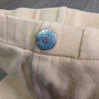 TODDLER Hvy Cotton Breeches, Pull On *gc, mnr stains & faded, sm seam hole
