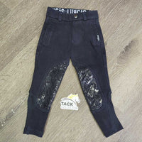 TODDLER Hvy Cotton Euroseat Breeches, Pull on *gc, faded, seam rubs
