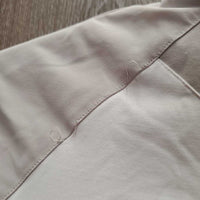 SS Show Shirt, 1/4 Back Snaps, snap collar *gc/fair, stitching: rubs & undone, v.stiff & crinkled collar, dingy

