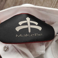 SS Show Shirt, 1/4 Back Snaps, snap collar *gc/fair, stitching: rubs & undone, v.stiff & crinkled collar, dingy
