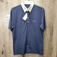 MENS SS Show Shirt, 1/3 Button up *vgc, mnr snags, older
