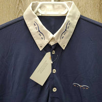 MENS SS Show Shirt, 1/3 Button up *vgc, mnr snags, older
