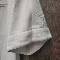 MENS SS Show Shirt, 1/3 Button up *vgc, mnr stains, older
