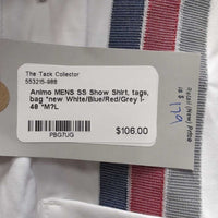 MENS SS Show Shirt, tags, bag *new
