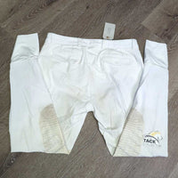 MENS Euro Seat Breeches *gc, older, peeled & discolored knees, stains, ppuckers, mnr discolored seat & legs

