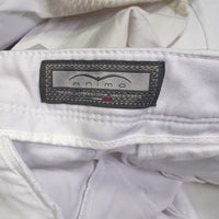 MENS Euro Seat Breeches *gc, older, peeled & discolored knees, stains, ppuckers, mnr discolored seat & legs
