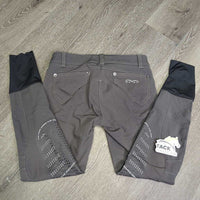 Hvy Euro Seat Breeches *gc, older, rubs, pills, mnr snags, dry stickies
