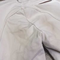 MENS Euro Seat Breeches *gc, stains, older, discolored seat & legs, pills, snags

