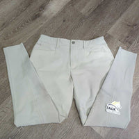 MENS Euro Seat Breeches *gc, v.discolored & stained seat & legs, seam rubs, stains, older?
