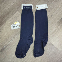 Tall Nylon Riding Socks, bling *vgc, clean, rubs, pills
