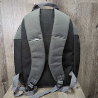 Backpack, "tbird", pocket *xc, mnr dirt/dust, loose embroidery thread
