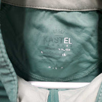 LS Sun Shirt, 1/4 Zip Up, mesh sleeves *vgc, v.puckered seams & pits
