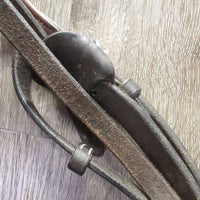 "Classic" Rsd Padded Monocrown Bridle, Flash *gc/fair, missing keeper, NO Cheeks, Missing Noseband Side, clean, scrapes
