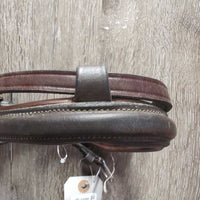 "Classic" Rsd Padded Monocrown Bridle, Flash *gc/fair, missing keeper, NO Cheeks, Missing Noseband Side, clean, scrapes
