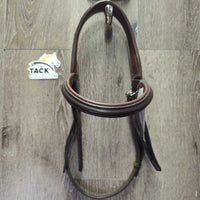 "Classic" Rsd Padded Monocrown Bridle, Flash *gc/fair, missing keeper, NO Cheeks, Missing Noseband Side, clean, scrapes
